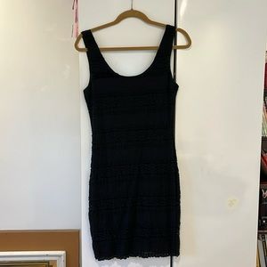 Black lace dress